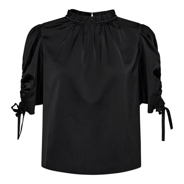 Co Couture AdnaCC Puff SS Blouse 35690 96 Black